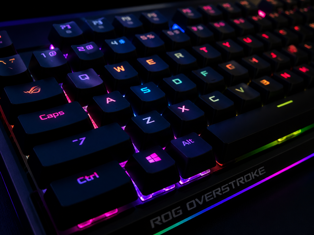 Клавиатура ASUS ROG Overstroke с RGB подсветкой