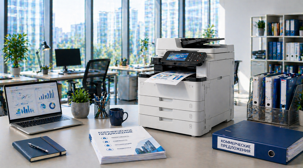 Цветное МФУ для офиса