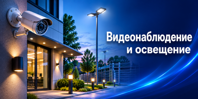 Видеонаблюдение и освещение