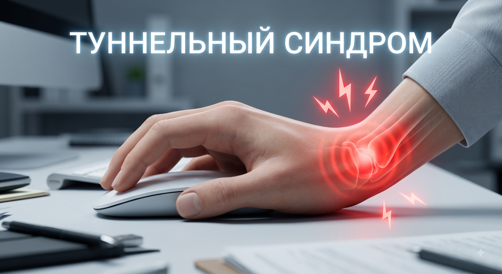 Развитие туннельного синдрома при работе со стандартной мышью