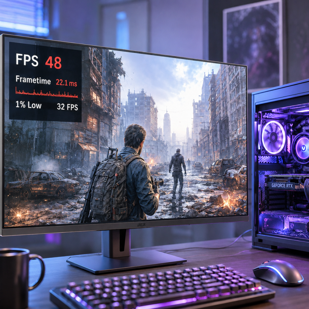 почему падает FPS даже при низкой загрузке CPU и GPU