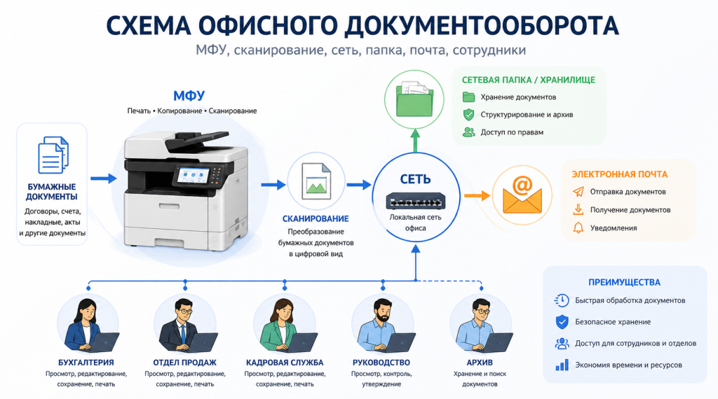 Офисный документооборот и сканирование документов