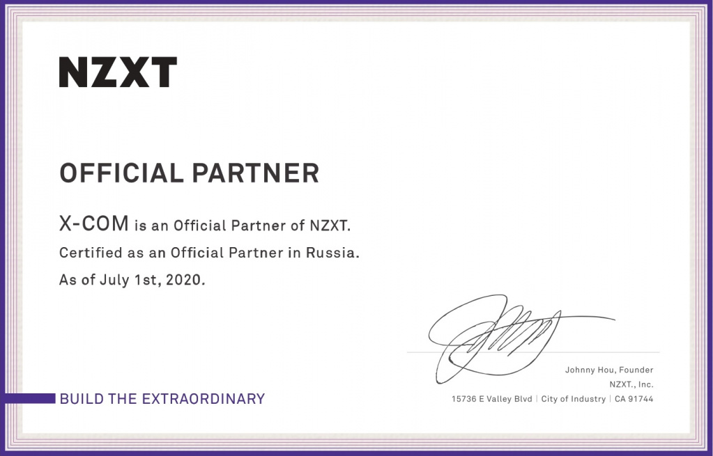 X-Com – официальный партнер NZXT в России