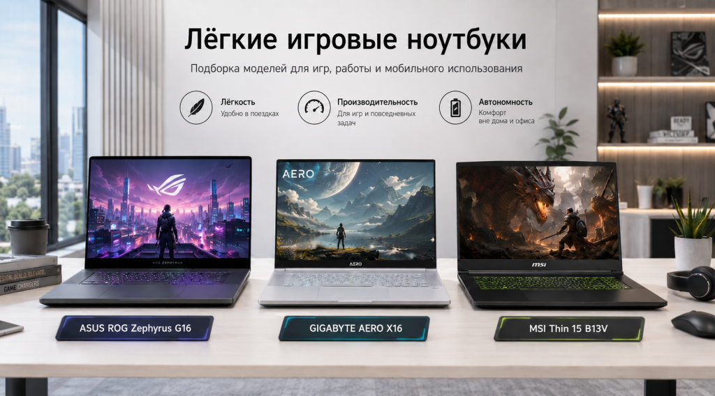 подборка игровых ноутбуков MSI Vector MSI Crosshair и Maibenben Atomic Heart