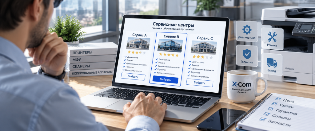 Критерии выбора сервисного центра для ремонта оргтехники по цене, срокам и гарантии