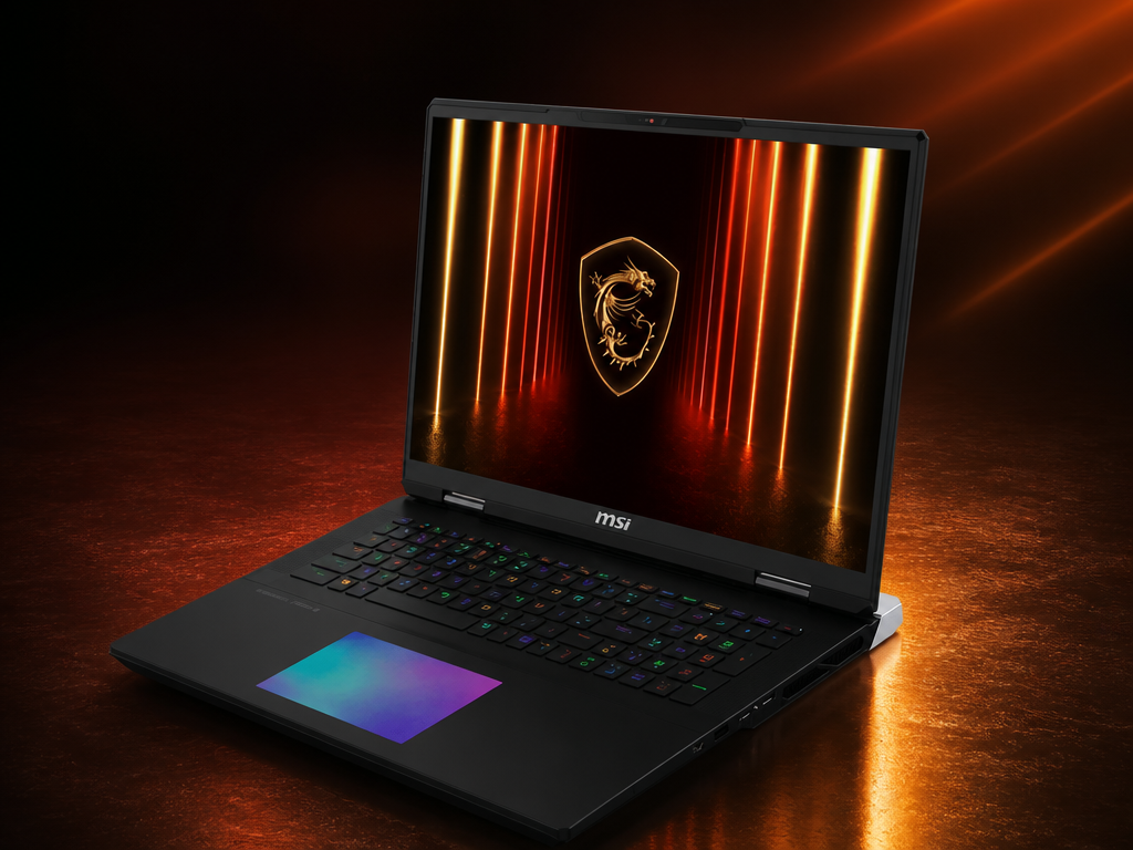 Игровой ноутбук MSI Titan 18 HX с 18-дюймовым 4K экраном