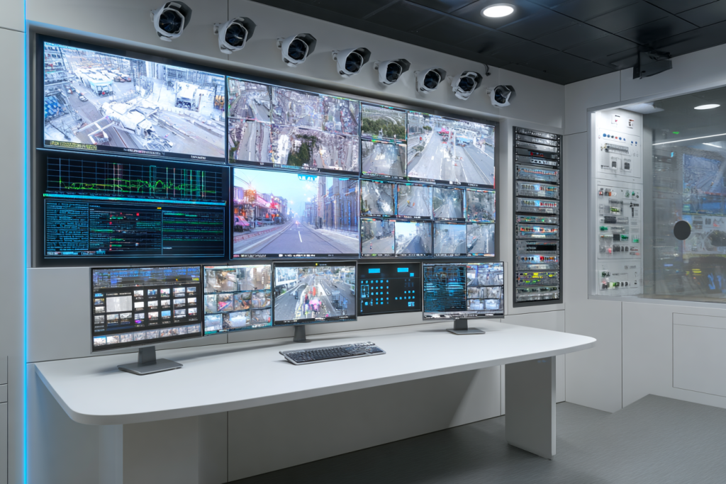 Современная система видеонаблюдения на объекте бизнеса