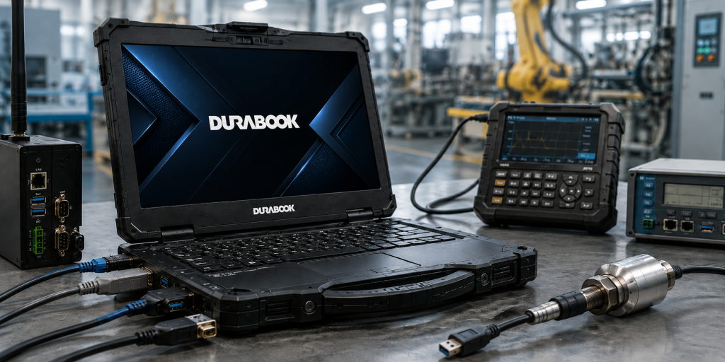 Интерфейсы и подключение ноутбука Durabook Z14I G3 к промышленному оборудованию