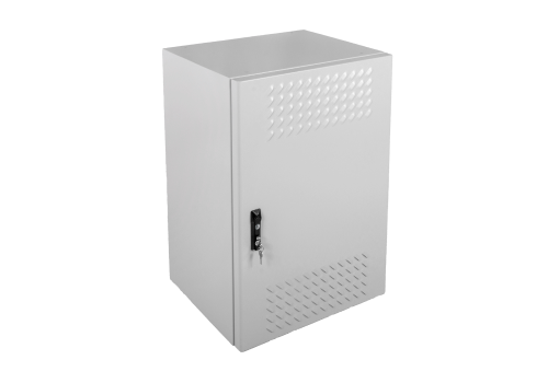 Укомплектованный всепогодный навесной шкаф ШТВ-НН 12U (Ш600 × Г300)