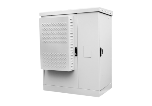 Укомплектованный всепогодный напольный шкаф ШТВ-2 18U (1000 × 900)