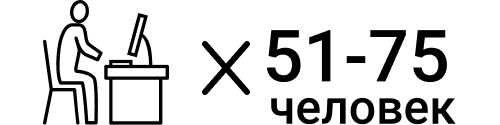 50-75 человек