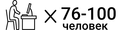 75-100 человек