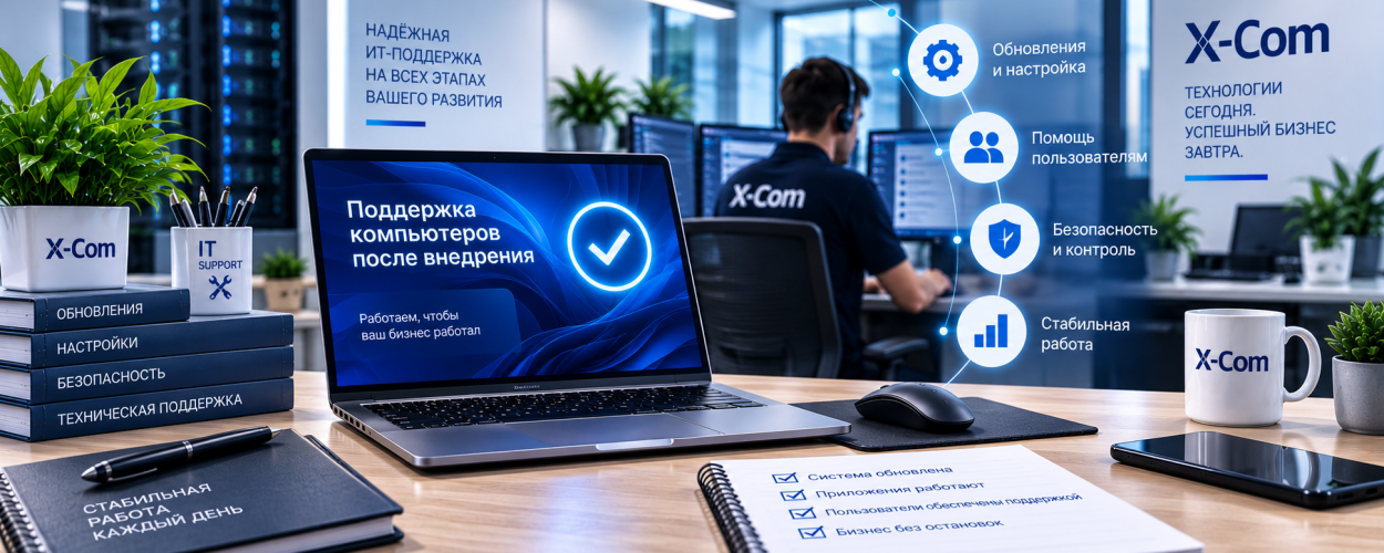 Поддержка компьютеров после внедрения: что важно предусмотреть