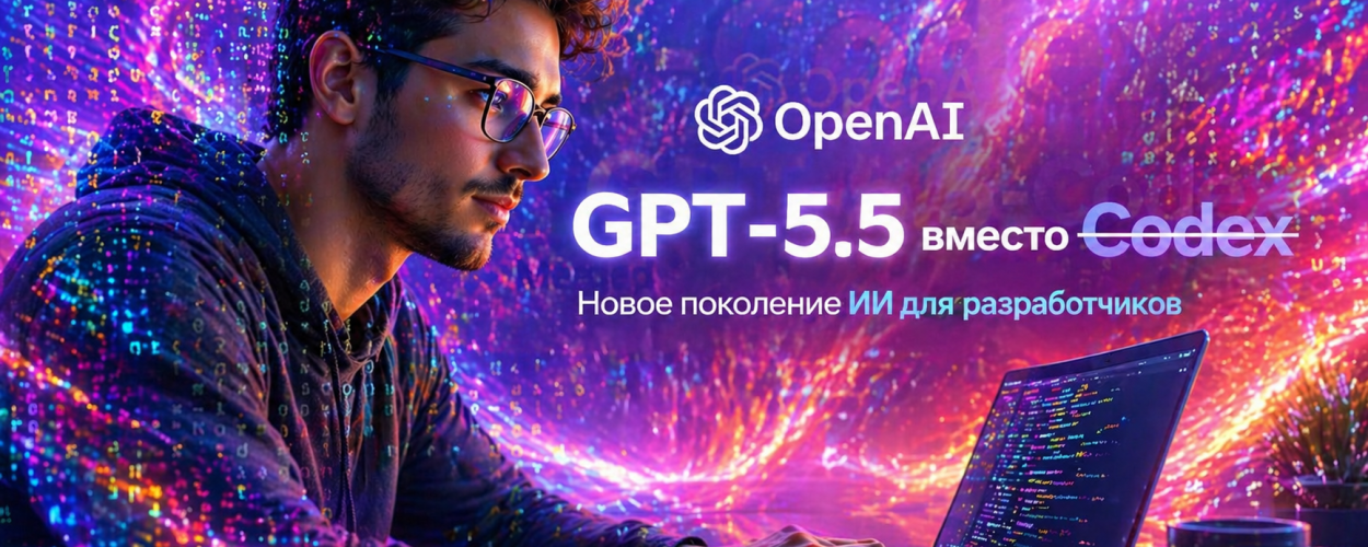GPT-5.5 вместо Codex: как OpenAI окончательно изменила рынок ИИ для разработчиков