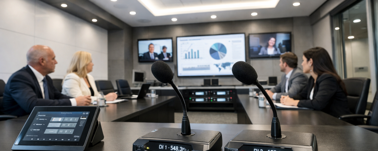 Радиомикрофоны PRO-AV — новые горизонты профессионального аудио