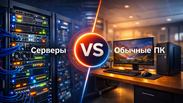 Чем отличаются серверы от обычных ПК