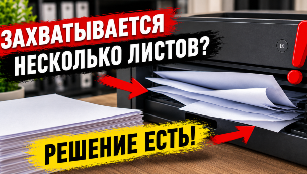 Захватывается сразу несколько листов