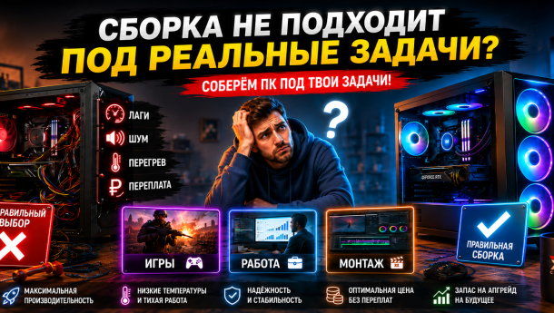 Сборка не подходит под реальные задачи пользователя