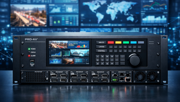 PRO-AV контроллер для видеостены: интеллектуальный центр управления визуальным пространством